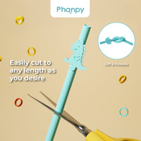 Phanpy Silicone Drinking Straws (3pcs/box)