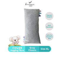classic grey hugging pillow cover (XL)