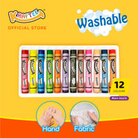 kraftee 12ct washable oil pastel