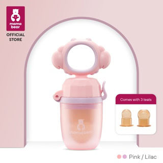 mamabear baby twistable fruit pacifier feeder pink