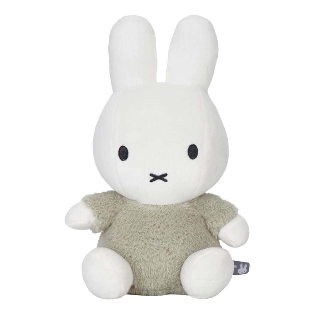 miffy cuddle with bell 35cm fluffy taupe