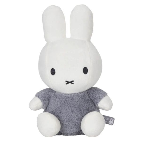 miffy cuddle with bell 25cm fluffy blue