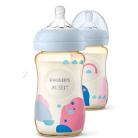 Philips Avent Natural Response Bottle PPSU, 9Oz/260Ml, 1M+, Twin Pack