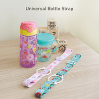 nuby 12oz flip it freestyle hard straw flip it on the go cup blue monsters + nuby bottle strap city design (copy)