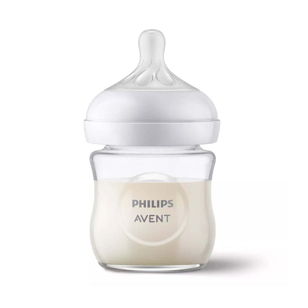 pa natural response glass baby bottle 0m 4oz120ml scy93001(2)