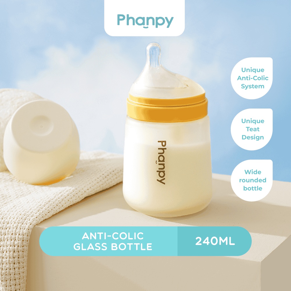 Phanpy Anti Colic Glass Bottle