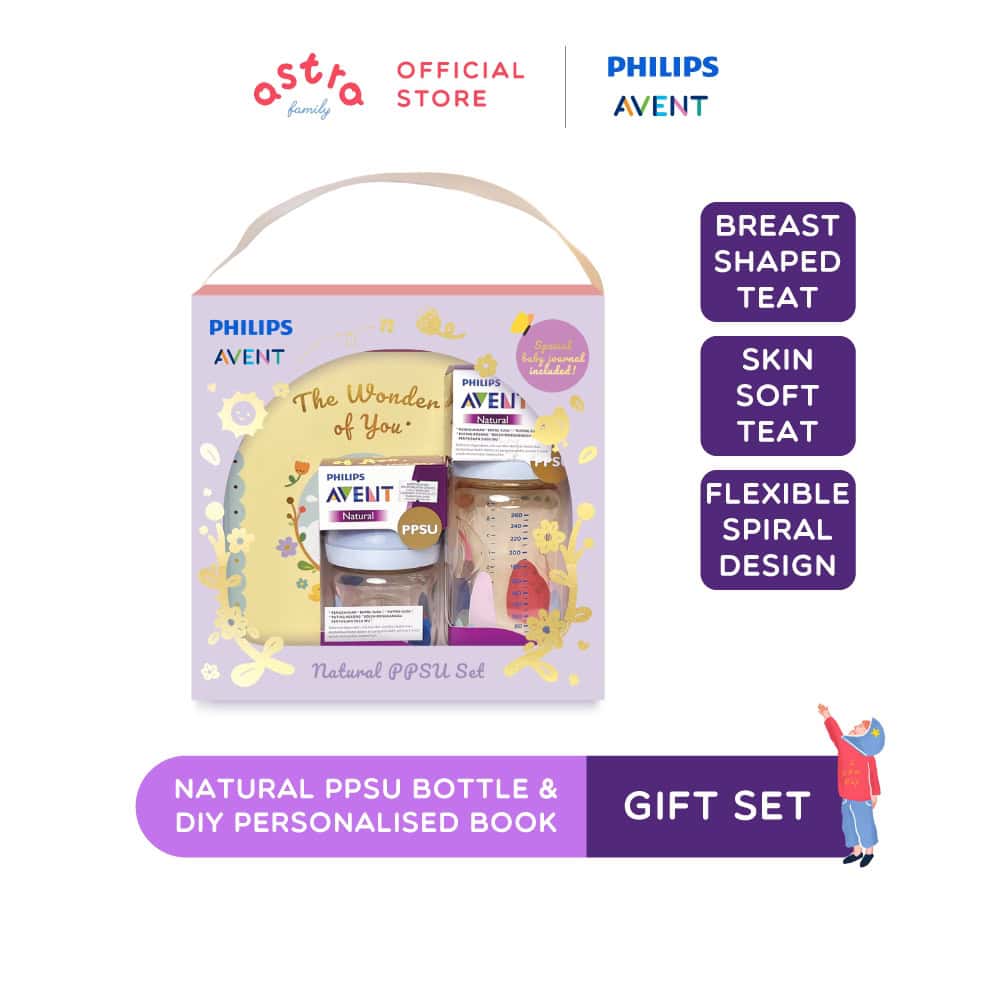 philips avent ppsu bottle & wonder of you gift set