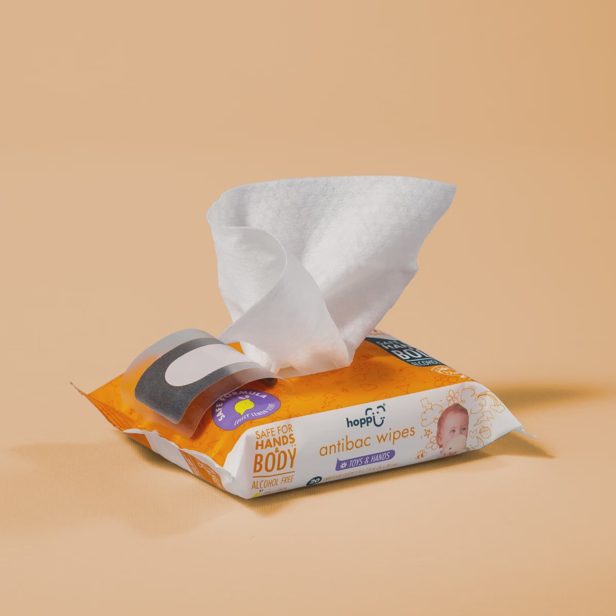 Hoppi 20's 5-In-1 Bundle Pack Antibacterial Wet Wipes