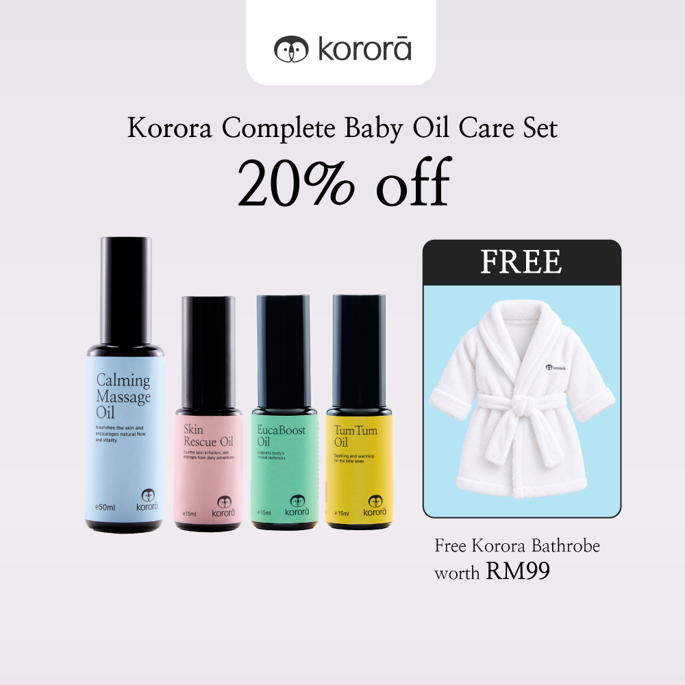 Korora Complete Baby Oil Care Set (4 oils)
