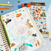 WW Animal Sticker Sheet - Who Is Sleepy