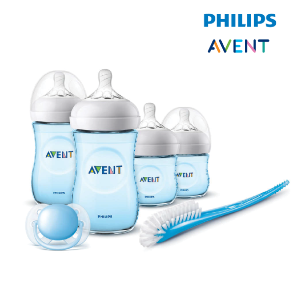 Astra Family Philips Avent Newborn Starter Set-Natural 2.0 (PP) with bottles.