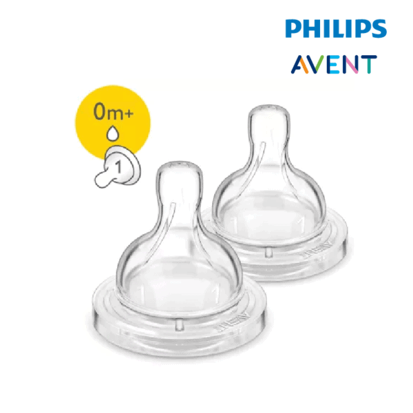 Astra Family Two philips avent pacifiers on a white background.