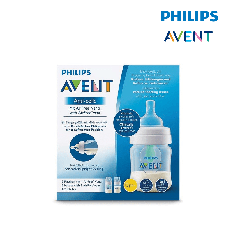 20581024 Anti Colic Bottle 4oz 125ml Twin Pack With Airfree Vent packaging 02