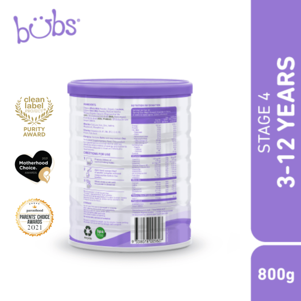 Astra Family Bob's Bubs Australia Formula Milk, a organic formula milk for junior nutrition.