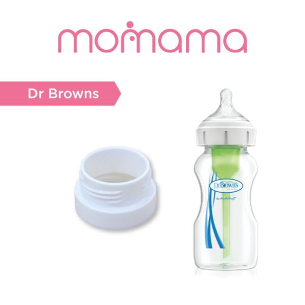Astra Family Momma MM0008 Wide Neck Adaptor – Dr. Brown baby bottle with intelligent bottle warmer's Dr. Brown's bottle cap.