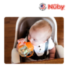 Astra Family A baby using a Nuby Designer Pinpoint 2 Handle Clik-It Trainer Cup with PP Cover Spout cup, a baby training cup.