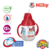 Astra Family Nuby Designer Pinpoint 2 Handle Click-It Trainer Cup Weighted Straw & Flip-It Thin Straw 240ML/8OZ, perfect for baby water bottle needs.