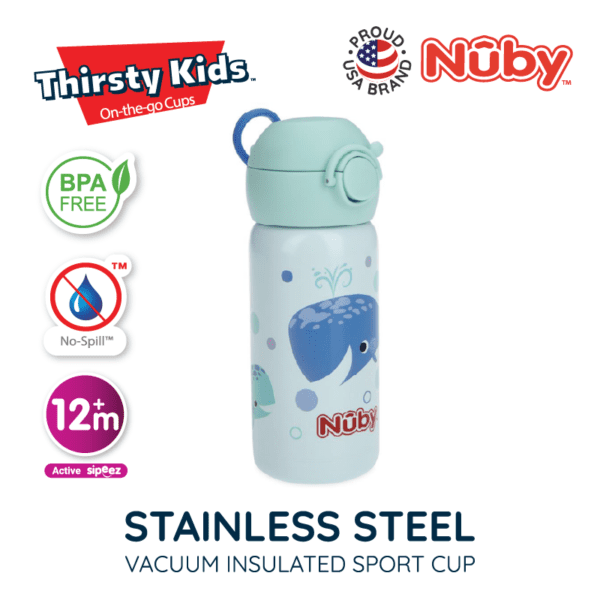 Astra Family Nubby kids stainless steel vacuum insulated sport cup.