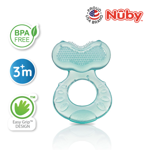 Astra Family Nuby aqua teether - fish shaped with bristles.