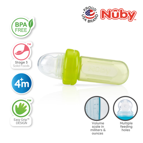 Astra Family Nuby baby pacifier - green.