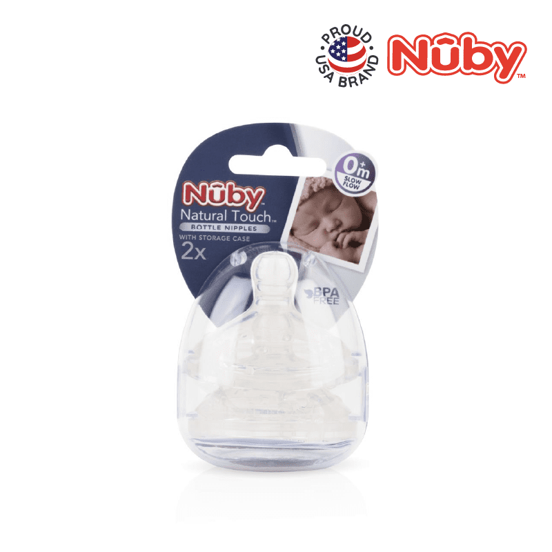 NB67601 Nuby Natural Touch Silicone Replacement Nipples Medium Flow packaging 03