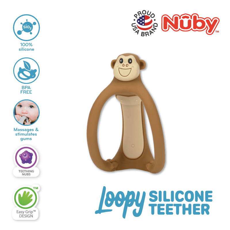 NB6888 Loopy Legs Silicone Teether Monkey 01