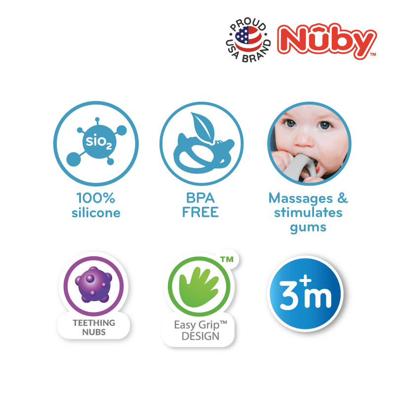 NB6888 Loopy Legs Silicone Teether Sloth 02