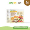 Astra Family A box of HAPIHEROS Baby Cereal - Mixed Fruit 200g (20g x 10) that is fruity and instant.