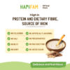 Astra Family HAPIHEROS Baby Cereal - Original 200g is an instant baby cereal rich in protein and iron.