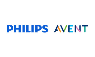 Astra Family Philips avent logo on a white background.