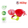 Astra Family A red and green bowl with the words nuby on it.