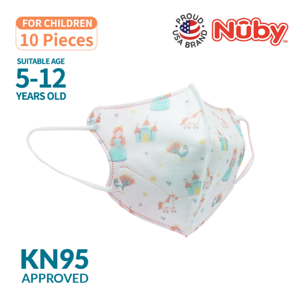 Astra Family A high-quality Nuby 4-ply kids mask with a princess design.