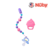 Astra Family Nuby Silicone Beaded Pacifinder with Teether pacifier holder.