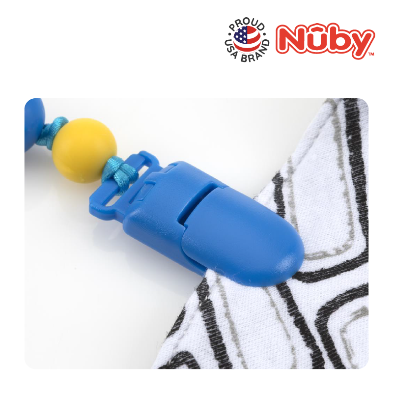 NB93056 1pk Silicone Beaded Pacifinder with Teether Lifestyle 2
