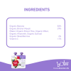 Astra Family List of ingredients for Bubs® Organic Berry and Banana Bircher Muesli.