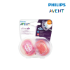 Astra Family Philips Avent Ultra Air 6-18M GIRL (Twin Pack) Princess pacifiers - best baby soother, orthodontic approved.