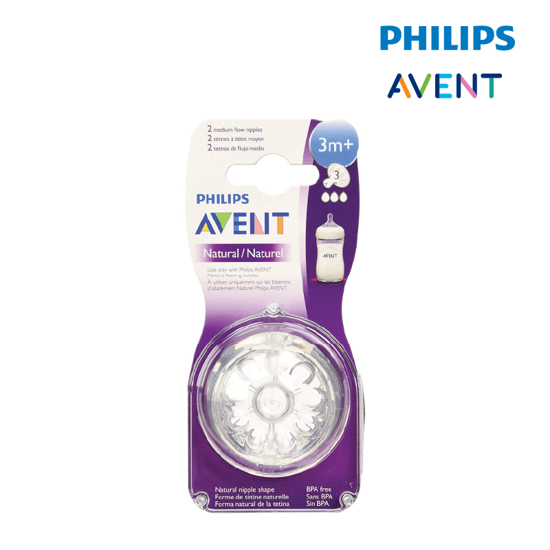 Astra Family Philips Avent Natural Teat 2.0 Med. Flow - the upgraded version of a teat designed by Philips Avent.