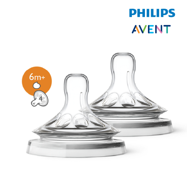 Astra Family Philips Avent Natural Teat Thick Feed baby bottle set of 2.