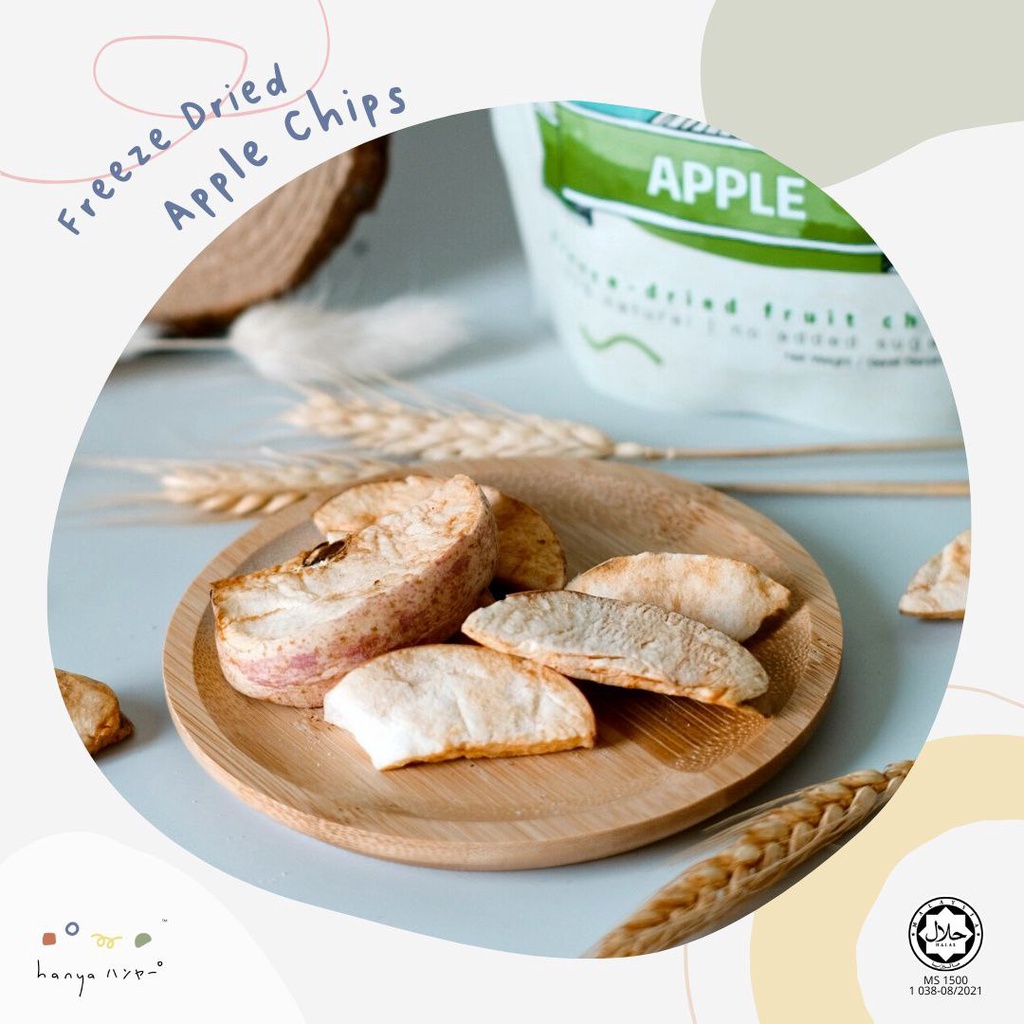 Astra Family Halal baby freeze dried Apple chips.