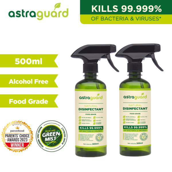 astra guard natural disinfectant 500ml bundle x2
