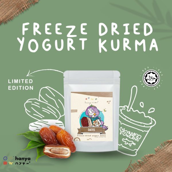freeze dried yogurt kurma 30gm