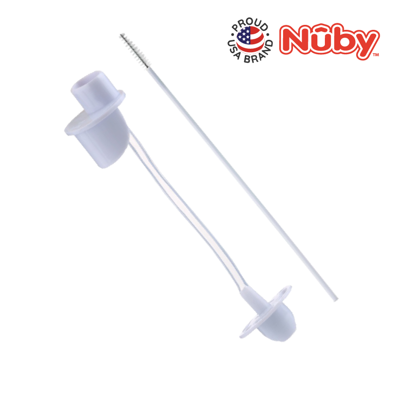 nuby flip it cup fat & thin straw combo replacement kit (copy)