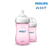 Astra Family Philips Avent Natural Bottle (PINK) 9OZ/260ML -Natural 2.0 (Twin Pack)