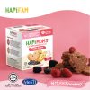Astra Family A box of HAPIMOMS® Lactation Cookies Trial Pack with mixed berries, specifically formulated to support breastfeeding moms' diet and serve as a breast milk booster.