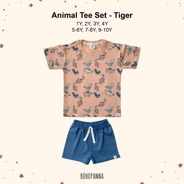animal tee set tiger