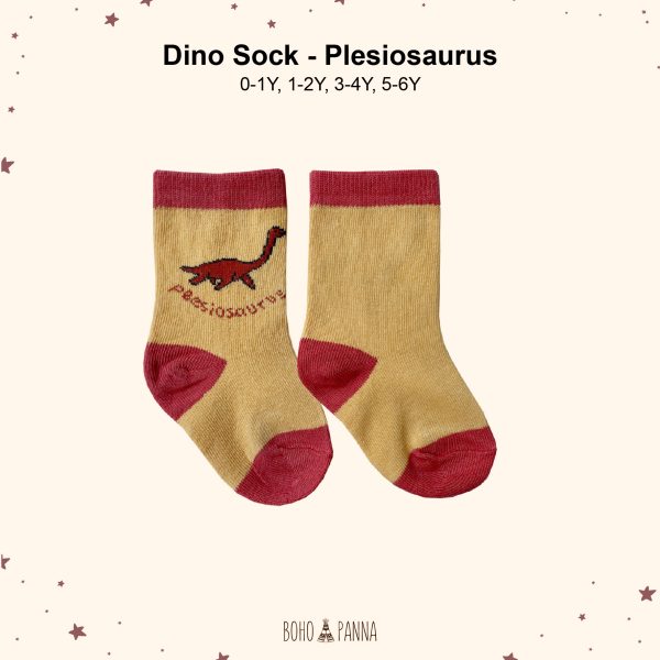 bohopanna basic dino sock plesiosaurus