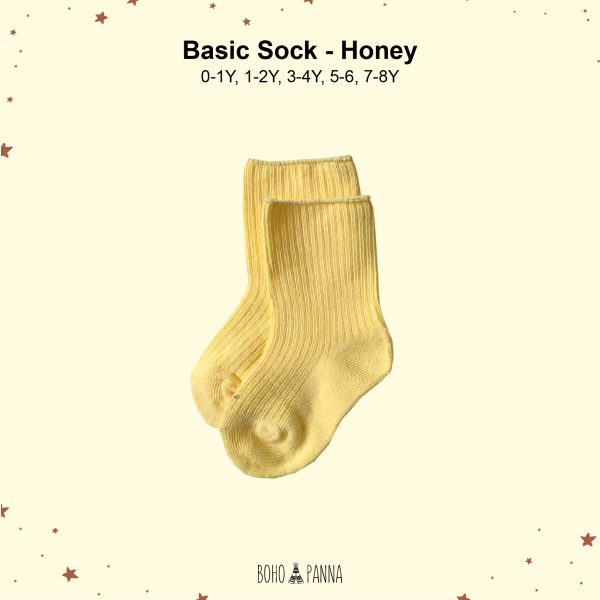 bohopanna basic sock honey