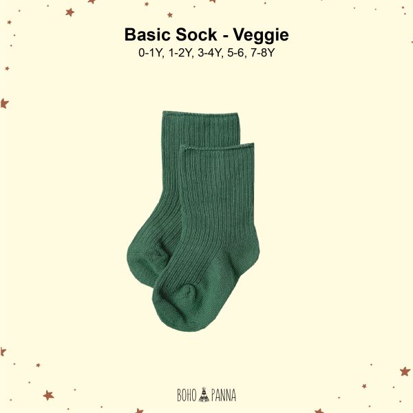 bohopanna basic sock veggie