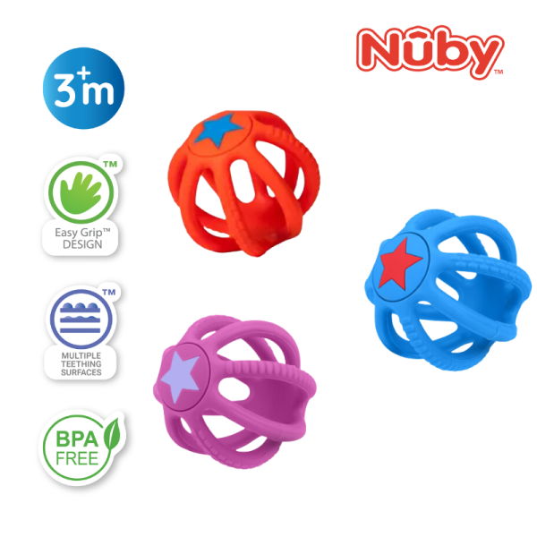 nuby loopy legs silicone teether (copy)