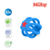 nb6889a nuby sillicone collapsible ball blue 11111